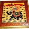 Traditional Dhola Maru Wooden Chowki|Puja Bajot|Pooja Chowki|Patla|Table|Coffee Table|Puja Pata|Table for Living Room|Centre Piece|Home|Office|Garden|Room|Café Décor (Multi) - Image 2