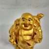 Set Of 6pc Laughing Buddha Fengshui Golden Figurine For Wealth, Health & Prosperity | Feng Shui Vastu For Office | (7*2.5*5 cms, Golden) - 2.5 INCH Height - Image 6