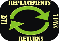 easy returns and replacement
