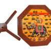 SAARTHI Rajasthani Dhola Maru Handmade Wooden Ethinic Designer Folding Chairs and Table Set for Home| Decor| Office| Garden| Outdoor| Indoor| Balcony - Image 7