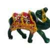 SAARTHI Rajasthani Colourful Elegant Decoartive Auspicious Handcrafted Handmade Paper Mache Elephant and Camel Showpiece | Elephant Figurine| Camel Figurine| Home/ Office/ Café Décor | Home Accent | Room Decor| Showpiece|Animal Figirine|Elephant Statue| Camel Statue| Elephant and Camel Platform Figurine – Pack of 6 - Image 3