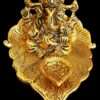 SAARTHI Rajasthani Brass Ganesh Idol Statue with Diya for Pooja - Image 3