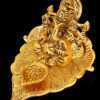 SAARTHI Rajasthani Brass Ganesh Idol Statue with Diya for Pooja - Image 4
