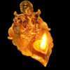 SAARTHI Rajasthani Brass Ganesh Idol Statue with Diya for Pooja - Image 2