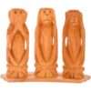 Explore our Wooden Handicraft Gandhiji Monkey Set, showcasing intricate Indian craftsmanship for exquisite home decor.