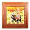 SAARTHI Rajasthani Dhola Maru Wooden Folding Chairs and Table Set for Home| Decor| Office| Garden| Outdoor| Sitting  (1 Chair + 1 Table) - Image 7