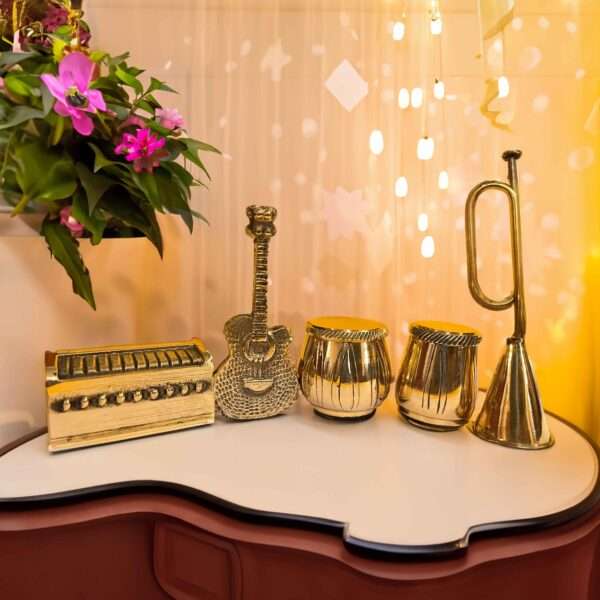 Decorative Miniature Musical Instruments Set Showpiece