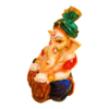 Multicolour Polyresin Ganeshji Showpiece Playing Tabla - Image 4
