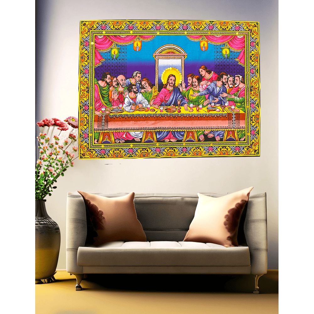 Jesus Cloth Tapestry | Scroll Art Hanging