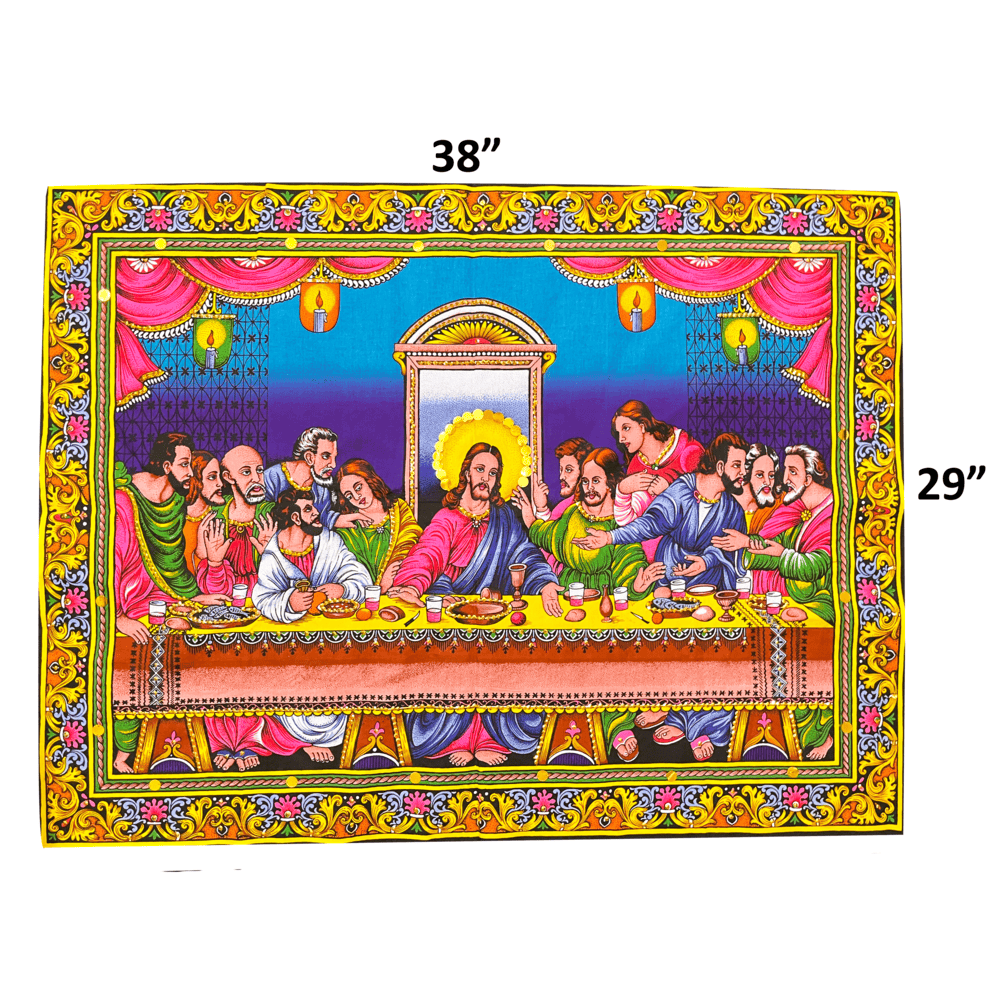 Jesus Cloth Tapestry | Scroll Art Hanging - Image 4