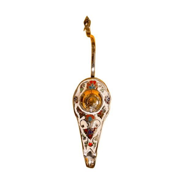 Metal Aladdin Chirag Lamp Home Decor Showpiece Small - Image 3