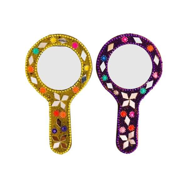 Decorative Markup Lak Handheld Mirror - Image 3