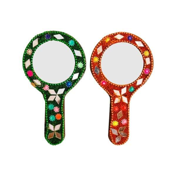 Decorative Markup Lak Handheld Mirror - Image 2