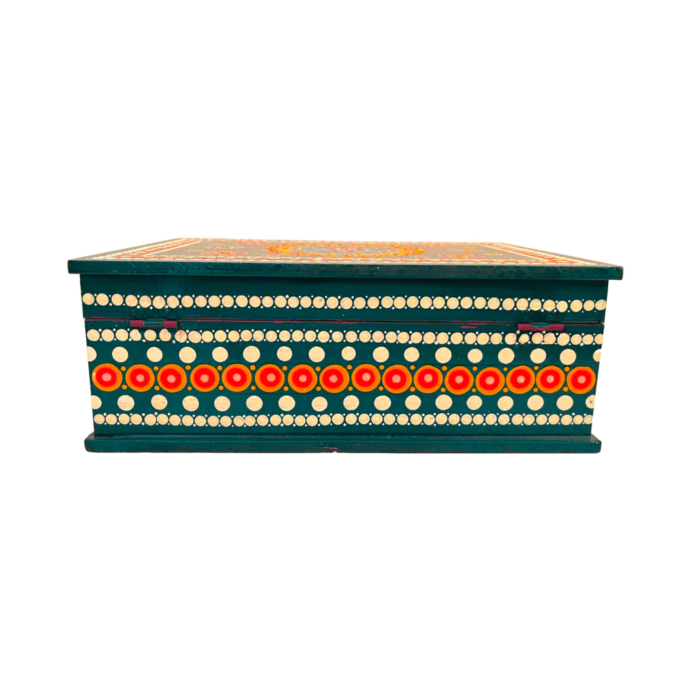 Wooden Mandala Design Jewellery and Bangle Stand - Image 4