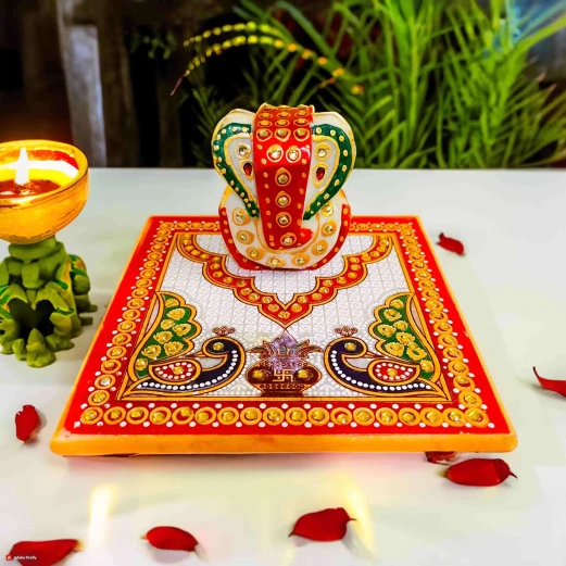 Handcrafted devotional items and religious home decor — Saarthi Online Rajasthan