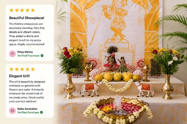 Authentic Rajasthani handmade showpiece by SaarthiOnline — traditional Indian home décor