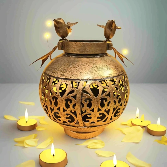 Handmade tea candle holders and decorative lanterns — Rajasthani craft — Saarthi Online